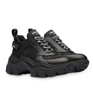 PRADA BLOCK CHUNKY SOLE SNEAKERS SZ 38 - BNIB